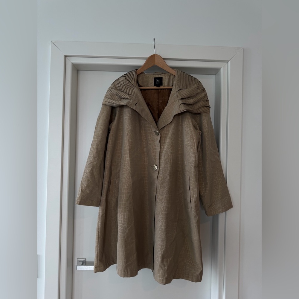 M collection Elegant Tan Women's Coat